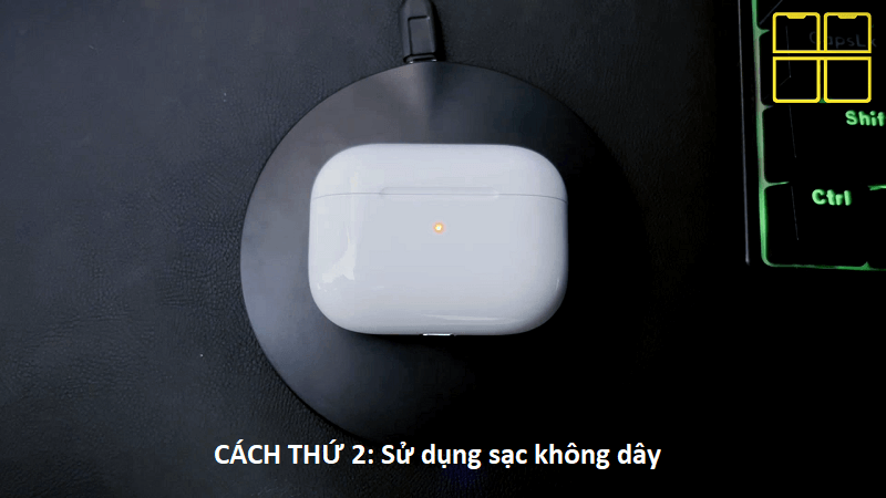 hướng dẫn sạc tai nghe airpods