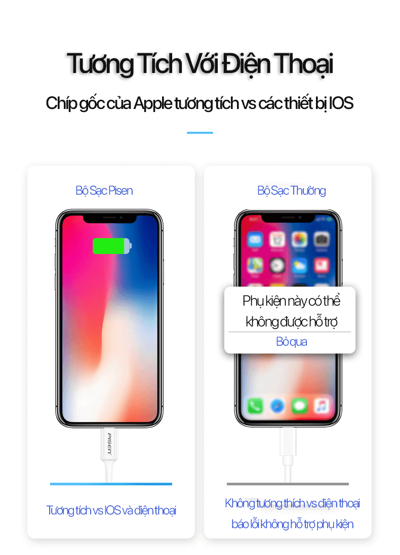 sạc nhanh 20w pisen