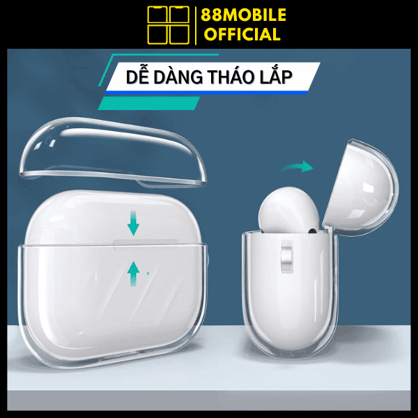 ốp airpods trong suốt