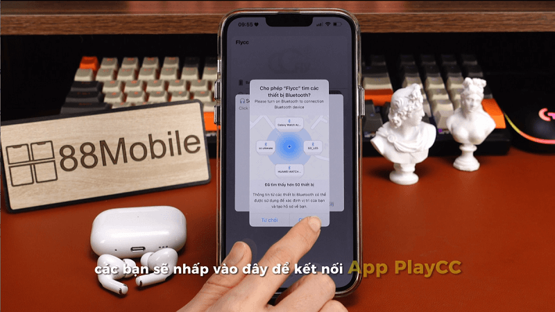 Hướng dẫn tắt tiếng hộp sạc Airpods Pro 2 Hổ Vằn