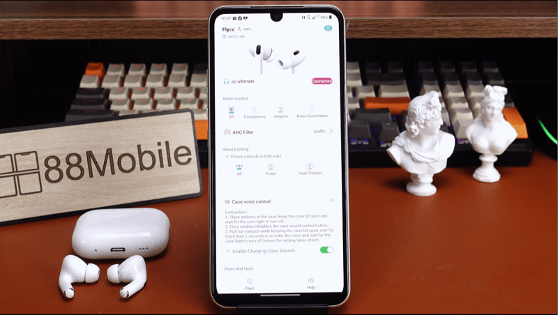 Hướng dẫn tắt tiếng hộp sạc Airpods Pro 2 Hổ Vằn