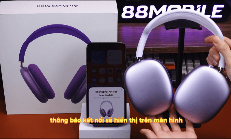 Airpods Max Hổ Vằn 1561M màu tím